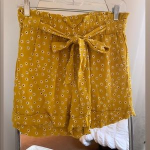 Yellow shorts